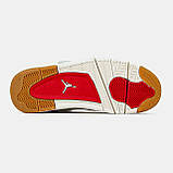 Баскетбольні кросівки Air Jordan 4 Levi's 'White Denim', фото 7