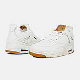 Баскетбольні кросівки Air Jordan 4 Levi's 'White Denim', фото 8