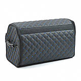 Саквояж-органайзер у багажник 500х340х250 мм синій ромб, фото 2