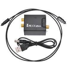 Конвертер Optical у RCA (гн.Toslink -> 2 г.RCA) з доп живленням
