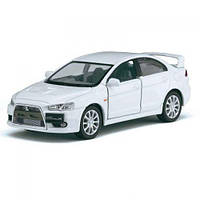 Машинка KINSMART "Mitsubishi Lancer Evolution X" (белая) [tsi115393-ТSІ]