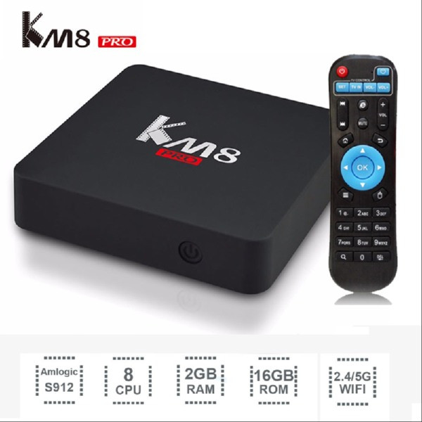 Медіаплеєр KM8 Pro S912 Smart TV Box Android 2G / 16G, фото 1