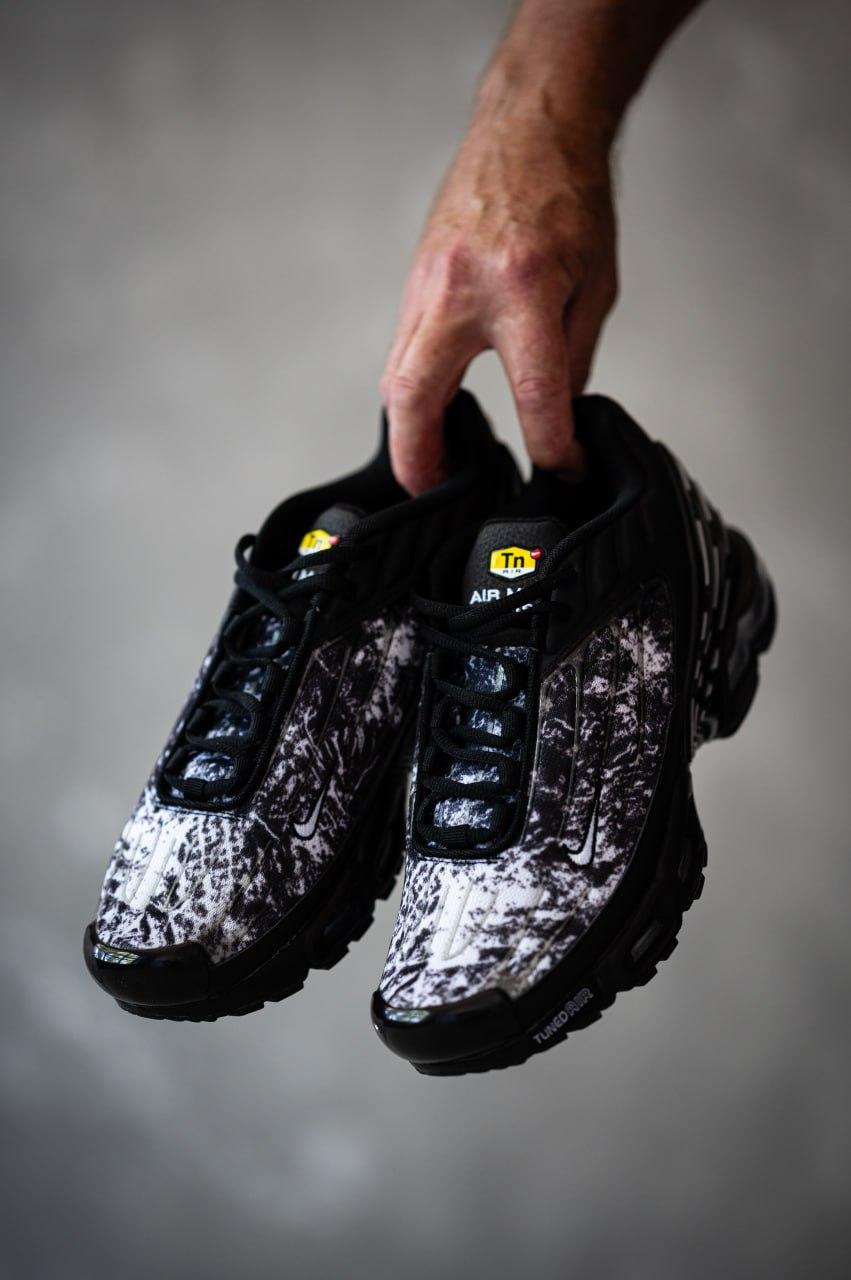 Кросівки чоловічі чорні Nike Air Max TN Plus 3 Black White (13530)