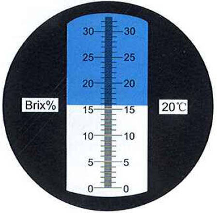 Рефрактометр ручний VBR32, 0-32% Brix, RSA-BR32, фото 2
