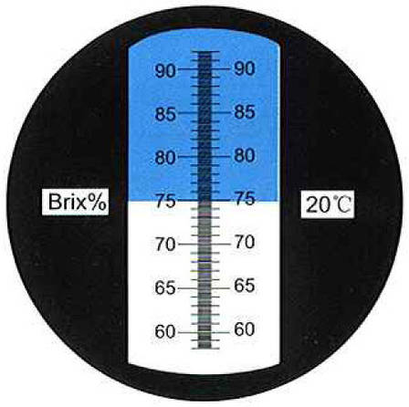 Рефрактометр ручний VBR92, 58-92% Brix, RSA-BR92, фото 2