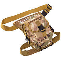 Многоцелевая сумка тактическая на бедро SILVER KNIGHT TY-5717: Gsport Камуфляж