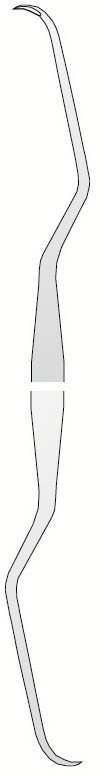 Кюрета Gracey (Грейси) моноспецифическая короткого типа полая ручка диаметром 8 мм, Medesy 669/5-6.HL8 - фото 1 - id-p346047177