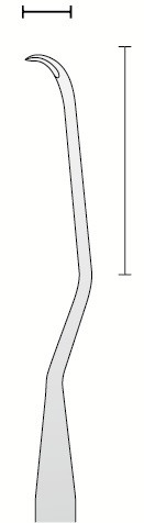 Кюрета Gracey (Грейси) моноспецифическая короткого типа полая ручка диаметром 8 мм, Medesy 669/5-6.HL8 - фото 2 - id-p346047177