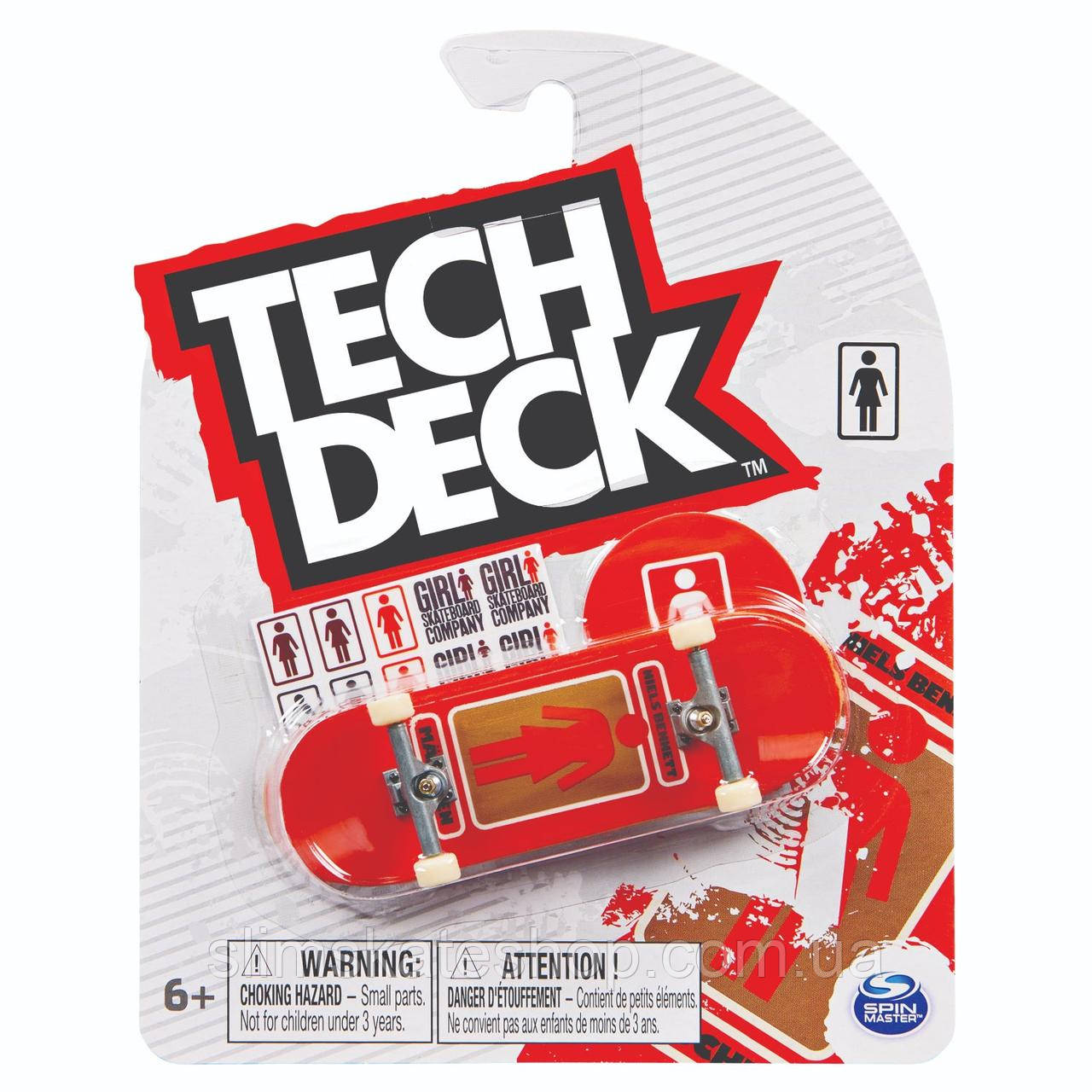 Фінгерборд Tech Deck Girl Skateboards Niels Bennet 32 мм