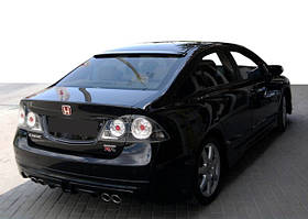 Honda Civic 2006-2011 Бленда на скло (під фарбування) TMR Спойлера Хонда Цивік Седан 8