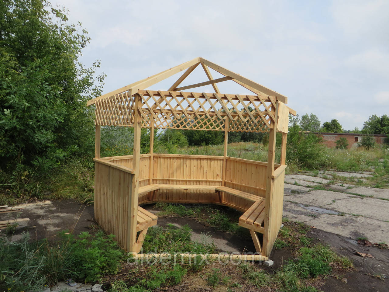 Беседка деревянная, беседки для дачи недорого, цена, : продажа, цена в ...