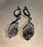 Серьги с херкимерийским алмазом, фото 4