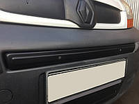 Renault Trafic 2001-2007 Нижняя решетка радиатора сверху номера глянцевая AUC Зимние заглушки Рено Трафик