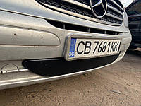 Mercedes Vito W639 2003-2010 Нижняя зимняя накладка на бампер (глянец) TMR Зимние заглушки Мерседес Бенц Вито