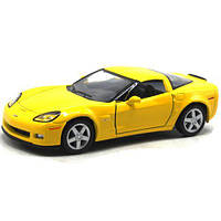 Машинка металева CHEVROLET CORVETTE Z06 2007 жовта [tsi219742-ТСІ]