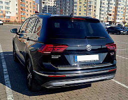 Volkswagen Tiguan 2016" Накладка на задній бампер Carmos TMR Накладки на задній бампер Фольксваген Тігуан