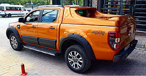 Ford Ranger Молдинг на двері (4 шт., ABS) AUC Молдинги Форд Рейнджер