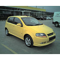 Chevrolet Aveo HB Бічні пороги (під фарбування) TMR Тюнінг пороги Шевроле Авео T200