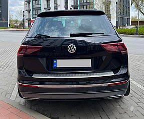Накладки на задній бампер Volkswagen Tiguan 2016 ⁇ 