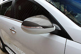 Kia Sportage 2010-2015 Карбонові накладки на дзеркала AUC Карбонові накладки KIA Спортейдж