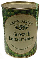 Горошок зелений консервований Green Garden 400г