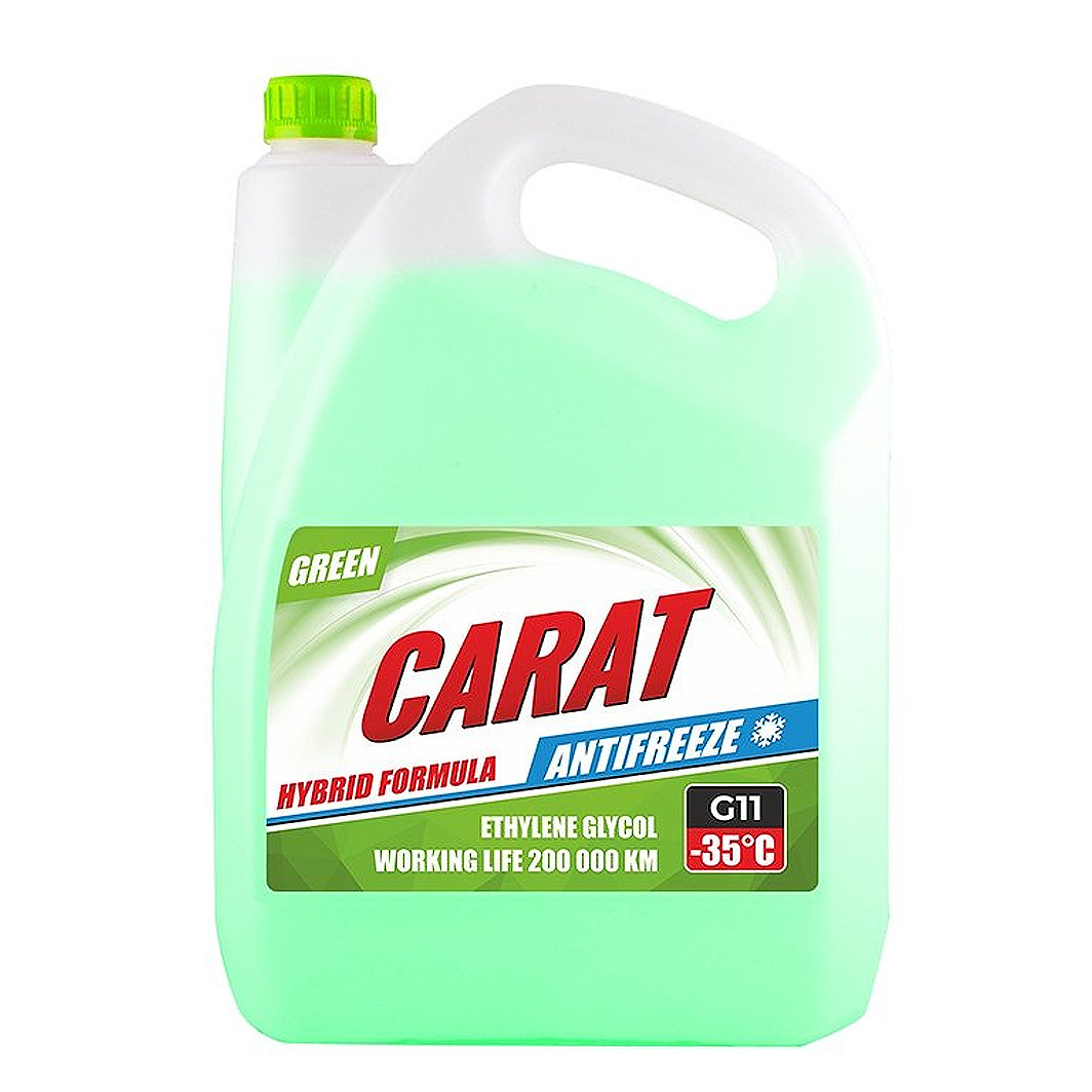 Carat Antifreeze G11 зелений, 4,3 л (KR82387) готовый антифриз, фото 1