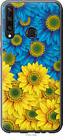Чехол силиконовый патриотический Endorphone Huawei Y6p Жёлто-голубые цветы (1048u-1952-26985) KB, код: 7971880
