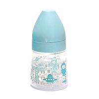 Бутылочка для кормления 125 мл 0 месяцев голубой Lindo (LI 158) DI, код: 7409048