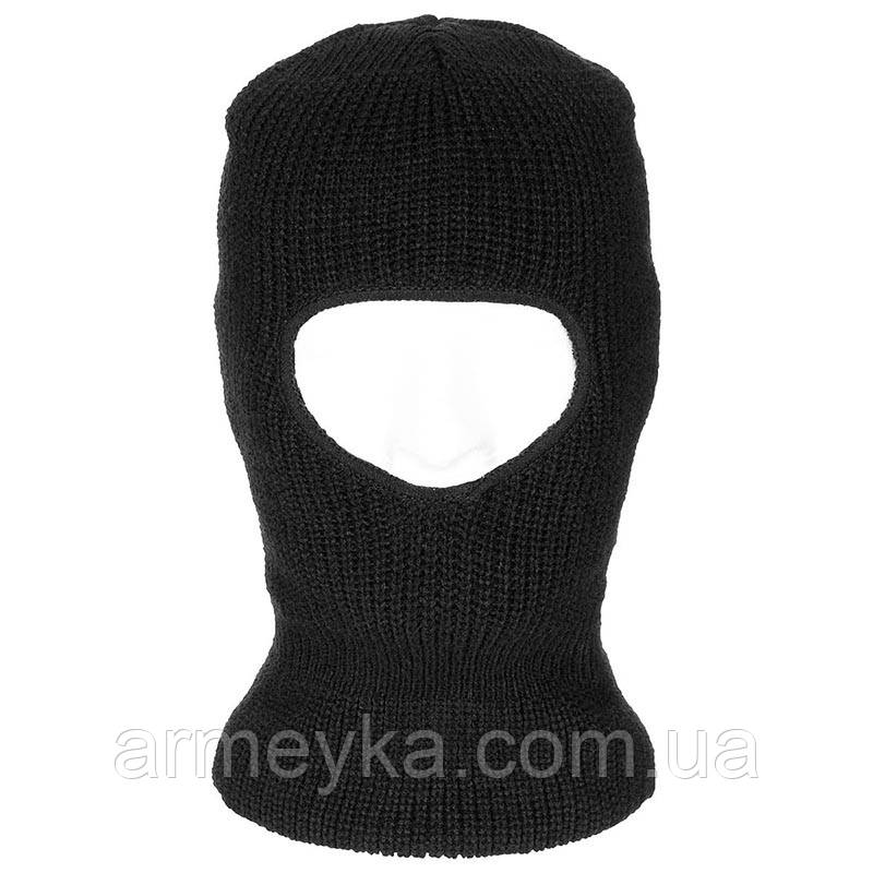 Балаклава зимова (одний отвір) чорний акрил MFH Німеччина