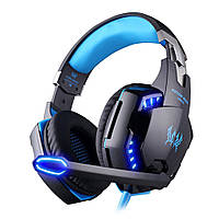Ігрові навушники Kotion Each G2000 з мікрофоном і підсвіткою Blue NC, код: 6482199