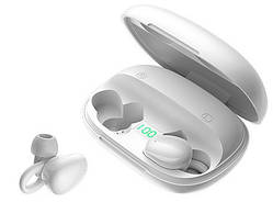 Навушники бездротові Bluetooth JOYROOM JR-TL2 у кейсі, білі NC, код: 6481540