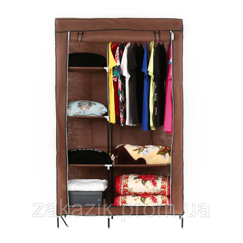 Складной Тканевый Шкаф Storage Wardrobe 88105 105х45х170 См Brown ZZ, Код 8157227 — в Категории