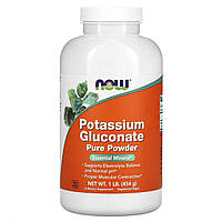 Калия глюконат Potassium Gluconate Now Foods чистий порошок 454 г JM, код: 7701370