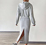 Стильний жіночий костюм сукня і кофтинка, фото 7