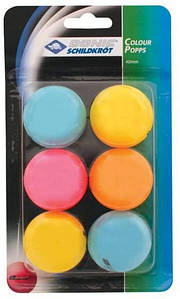 М'ячі для настільного тенісу Donic-Schildkrot Color popps