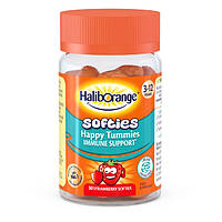 Пробиотики и пребиотики Haliborange Happy Tummies Immune Support, 30 желеек Клубника