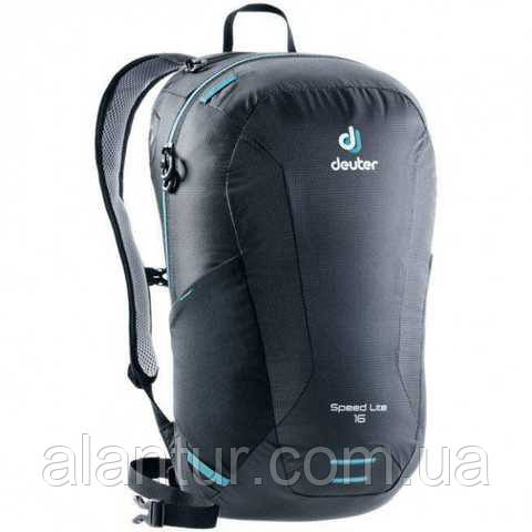 Рюкзак Deuter Speed Lite 16 л чорний з поясним ременем для активного відпочинку