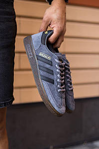 Чоловічі Кросівки Adidas Spezial Grey Black 41-42-43-44-45