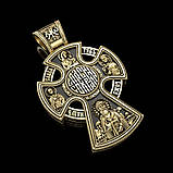 Золотий хрест із деревом Ебен, фото 2