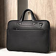 Чоловіча шкіряна сумка портфель для документів Marrant — чорний, фото 10