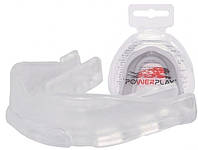 Капа боксерская PowerPlay 3306 JR детская (возраст до 10) прозрачная со вкусом лемона aiw Оригинал 3531