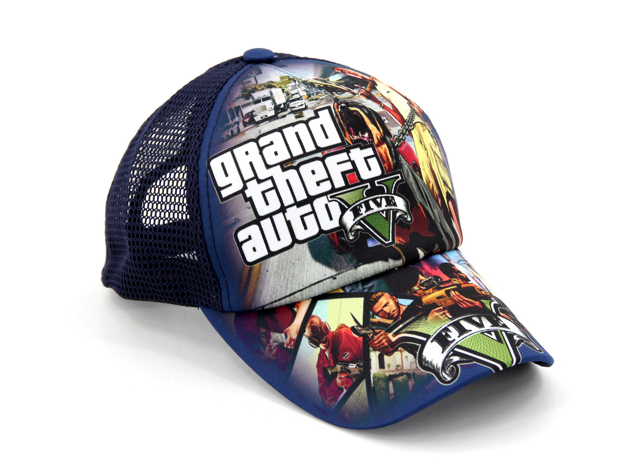 Бейсболка дитяча на сітці M&JJ Розмір 52-54 см Синій 18111, фото 1