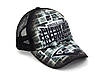 Бейсболка дитяча на сітці M&JJ Розмір 52-54 см Чорний 18145, фото 3