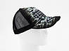 Бейсболка дитяча на сітці M&JJ Розмір 52-54 см Чорний 18145, фото 4