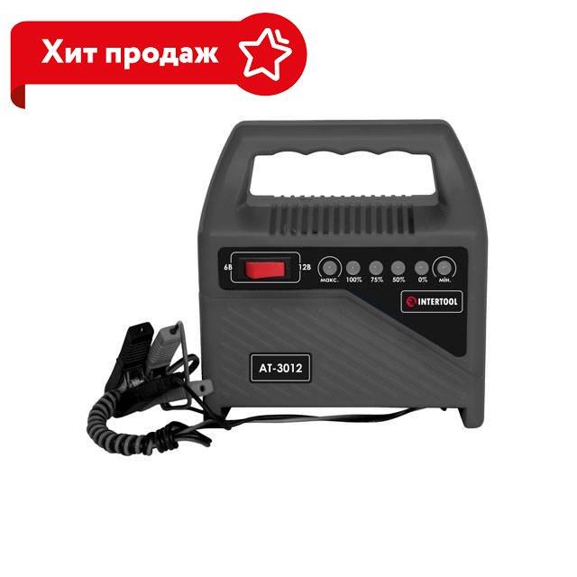 Пристрій зарядний для акумуляторів 6/12 В ІНТЕРТУЛ AT-3012 простий і надійний для авто