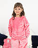 Піжама дитяча домашня махрова кофта зі штанами Рожевий, фото 4