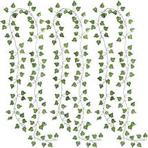 Штучна гілка Ліани | Зелений, фото 2