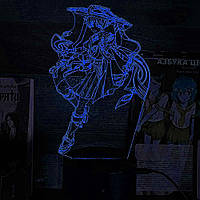 Акриловий світильник-нічник Скарамуча синій tty-n002305