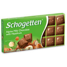 Шоколад молочний Schogеtten Alpine milk chocolate with Hazelnuts з горіхом 100 г