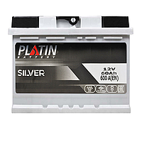 Автомобильный аккумулятор PLATIN Silver MF 60Ah 600A L+ (L2)